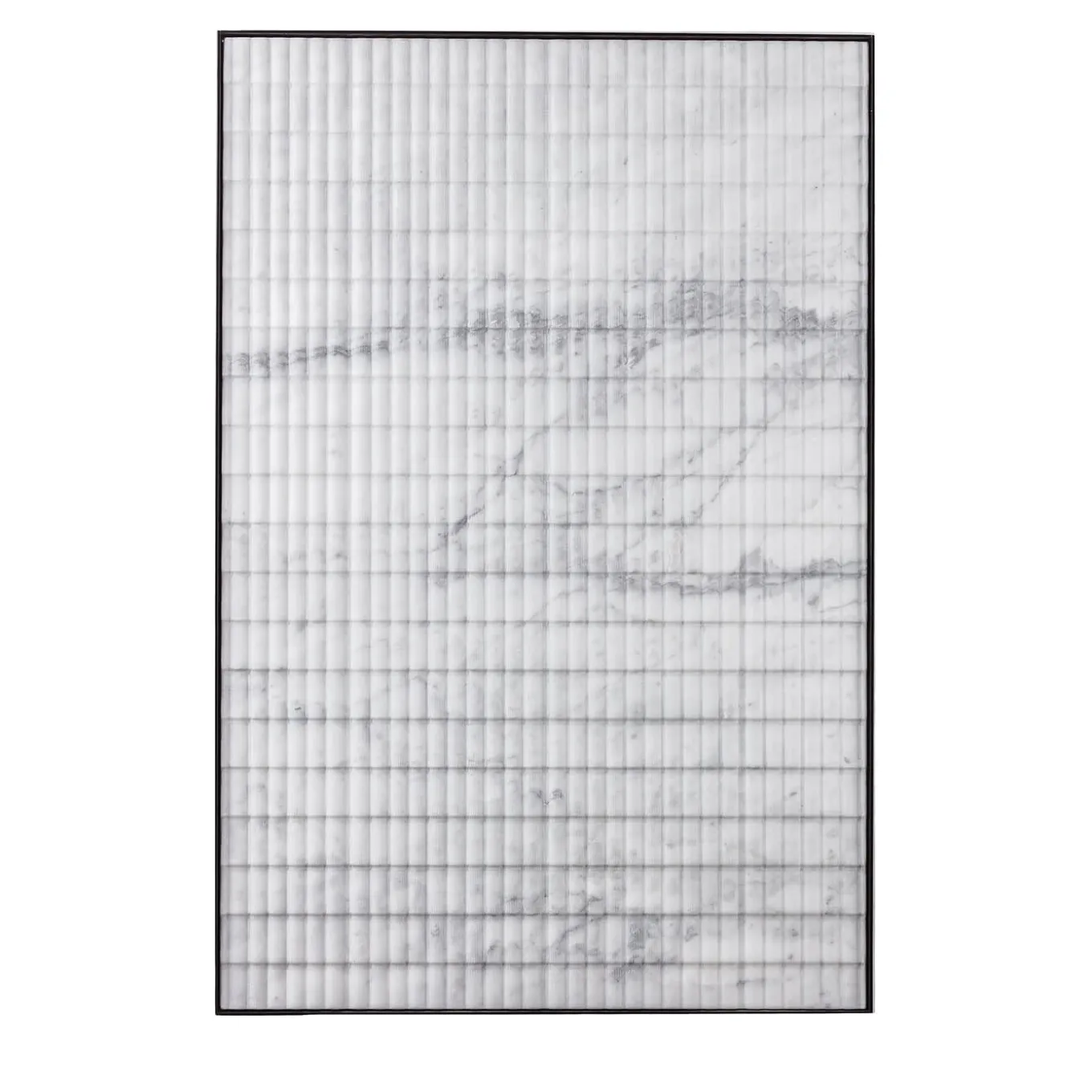 Pannello decorativo in marmo Carrara bianco Imbrex