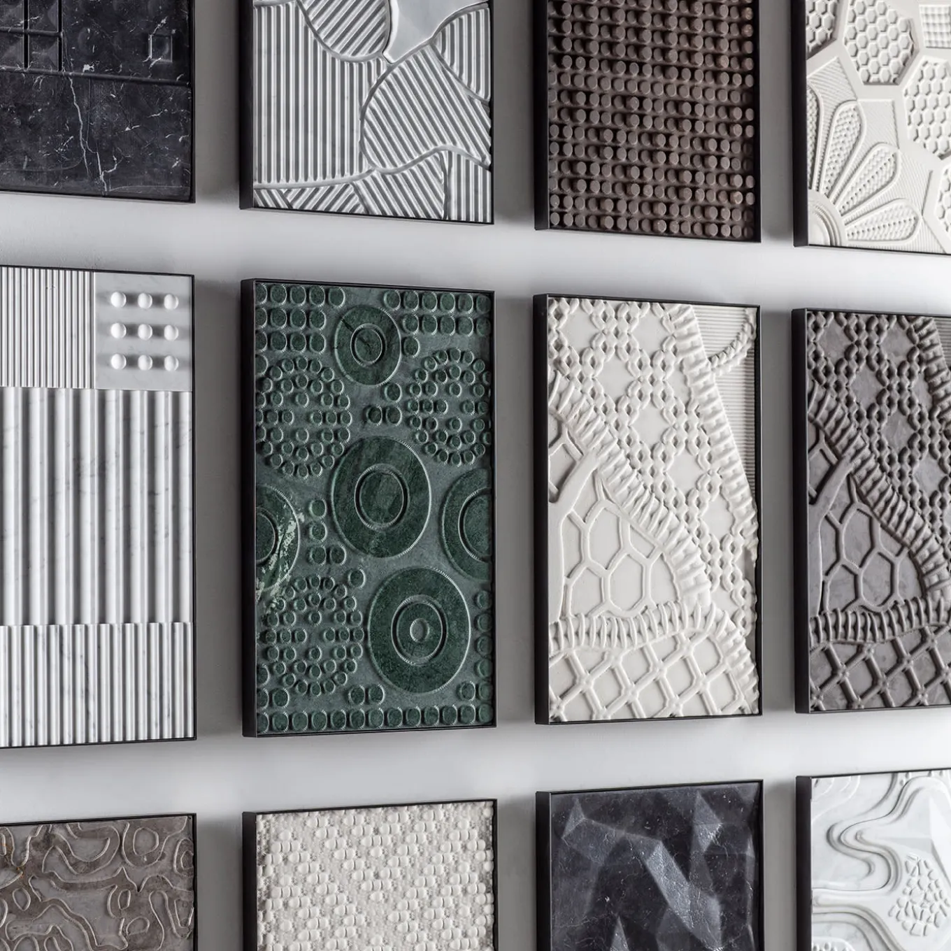 Pannello decorativo in marmo Alpi verde Round