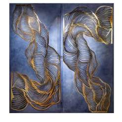 Pannello Decorativo in Pelle The Whisper of the Wind