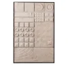 Pannello decorativo in pietra Crema Tunisi Tracce