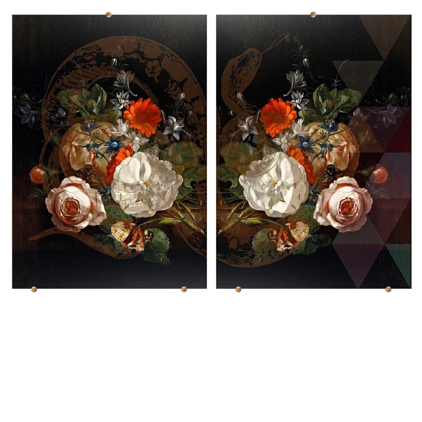 Pannello decorativo in vetro Fancy Bouquet #1