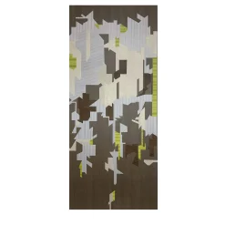 Pannello Decorativo Intarsio Policromo in Legno Intarsiato