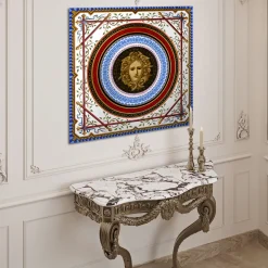 Pannello decorativo Medusa Neoclassico in oro