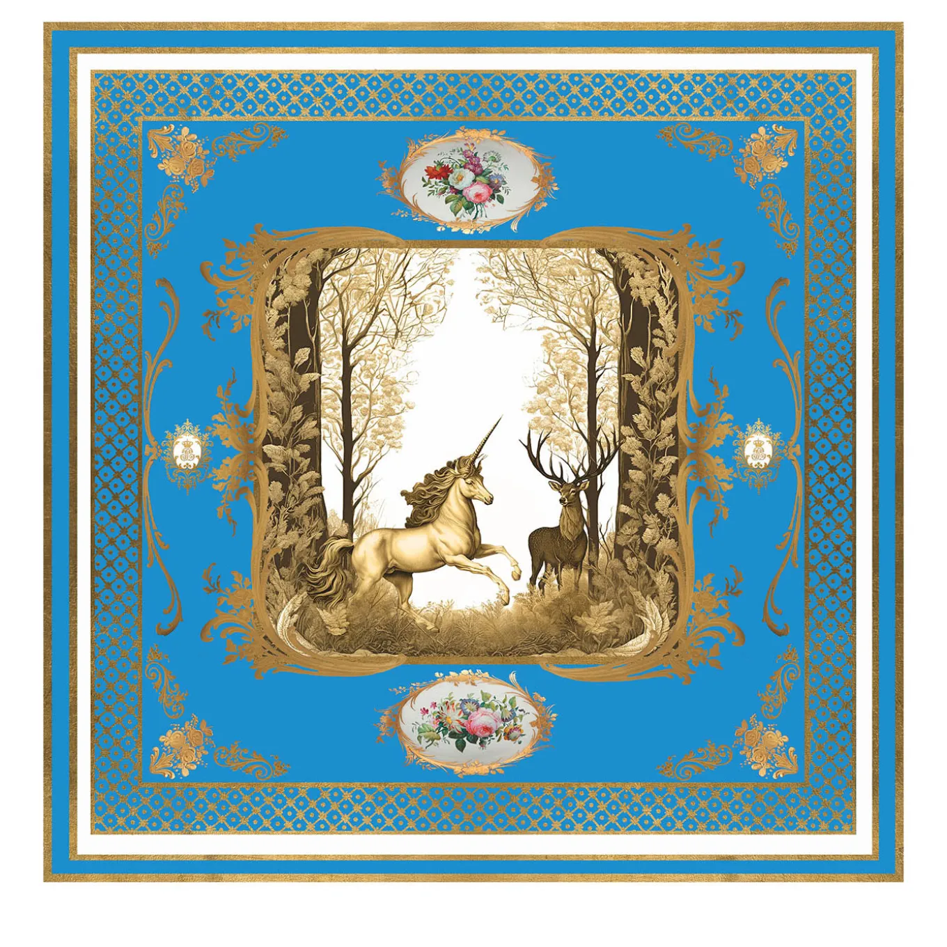 Pannello decorativo Terza Figura Barocco Oro