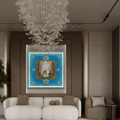 Pannello decorativo Terza Figura Barocco Oro