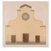 Pannello quadrato bianco della chiesa di Santo Spirito