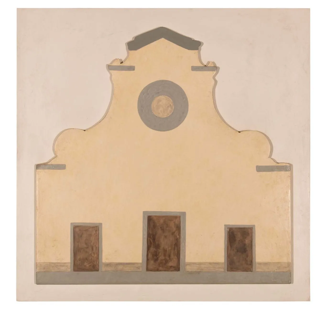 Pannello quadrato bianco della chiesa di Santo Spirito