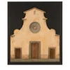 Pannello rettangolare nero della chiesa di Santo Spirito