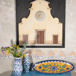 Pannello rettangolare nero della chiesa di Santo Spirito