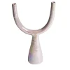 Perla Rosa Candelabro in ceramica