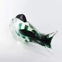 Pesce sommerso Scultura in vetro di Murano