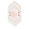 Piastrella Celestia rosa lucido in ceramica con dettagli in rame di Elena Salmistraro