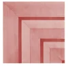 Piastrella Geometrie D’Ombra In Ceramica Rosso Rubino Motivo Quadrato