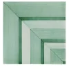 Piastrella Geometrie D’Ombra In Ceramica Verde Rame Motivo Quadrato