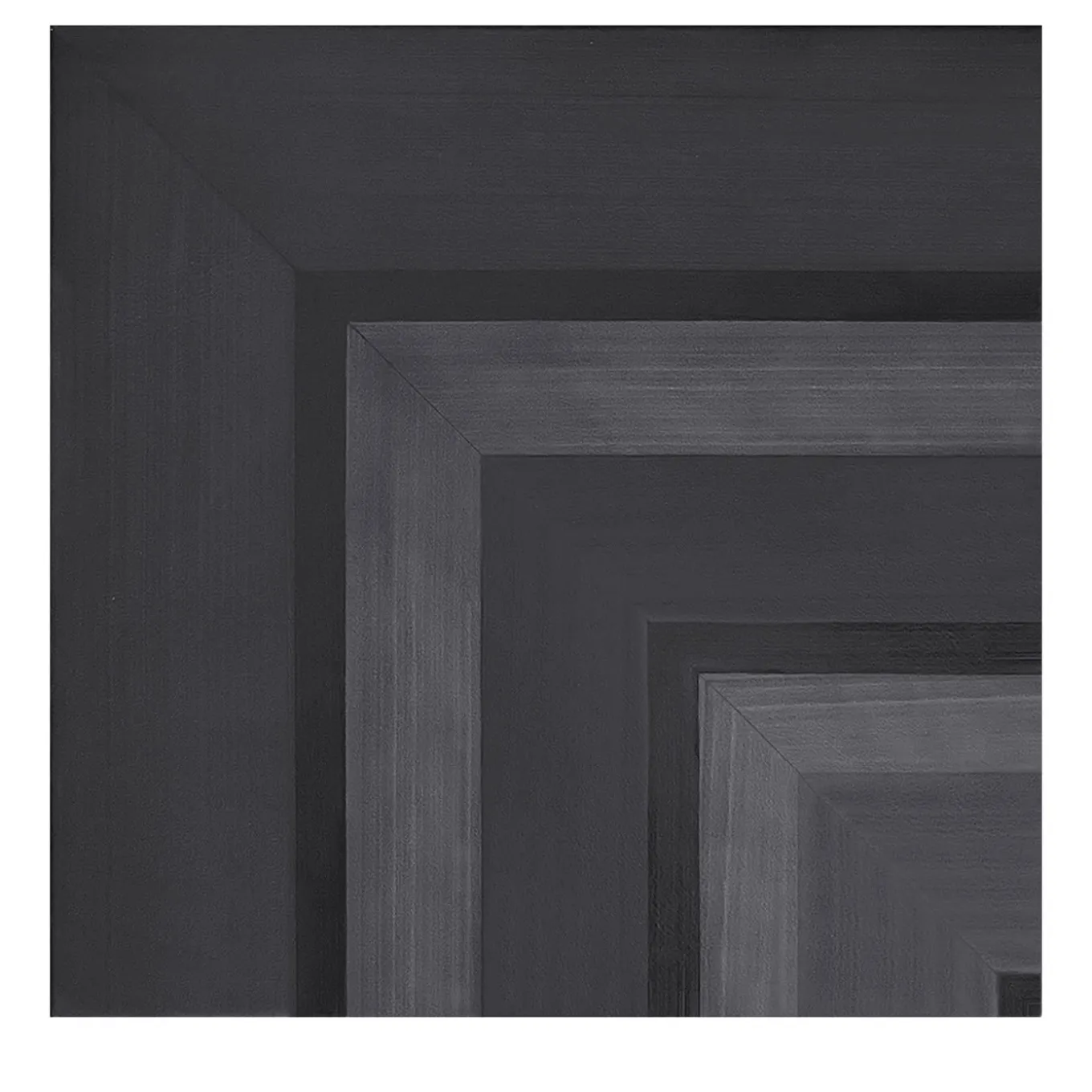 Piastrella Geometrie D’Ombra In Ceramica Nero Carbone Motivo Quadrato