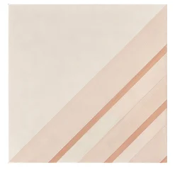Piastrella Geometrie D’Ombra In Ceramica Rosa Motivo Triangolare