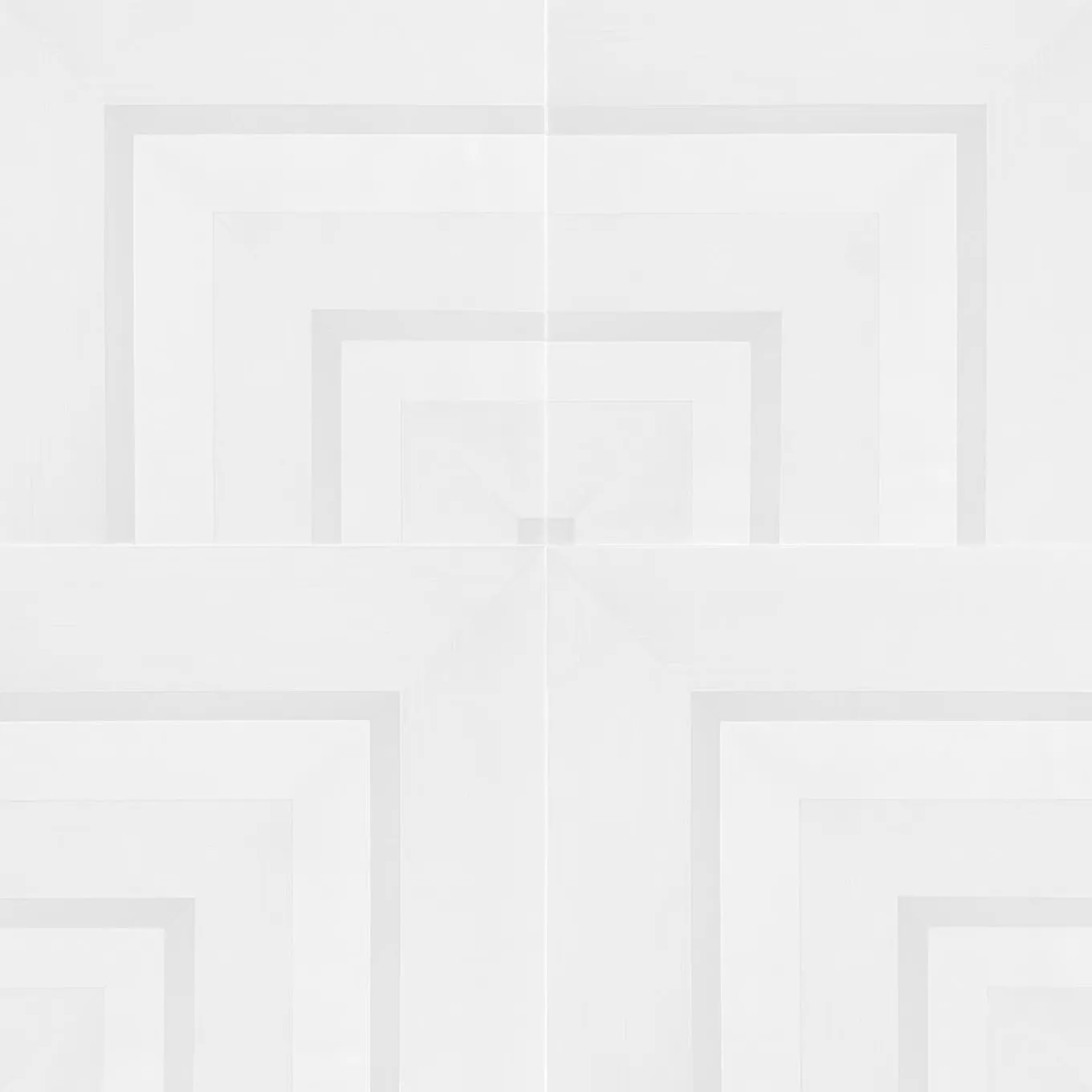 Piastrella Geometrie D’Ombra In Ceramica Bianca Motivo Quadrato