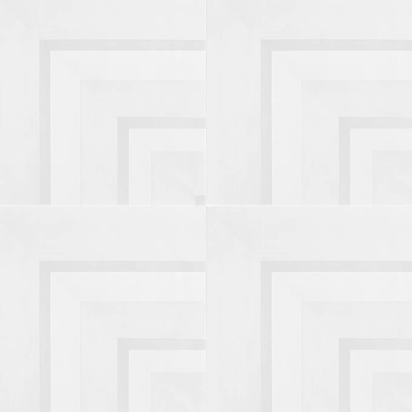 Piastrella Geometrie D’Ombra In Ceramica Bianca Motivo Quadrato