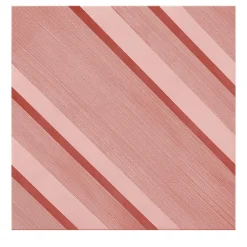 Piastrella Geometrie D’Ombra In Ceramica Rosso Rubino Motivo Diagonale