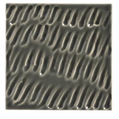 Piastrella Ippo in ceramica grigia fumé
