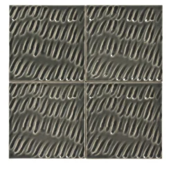 Piastrella Ippo in ceramica grigia fumé