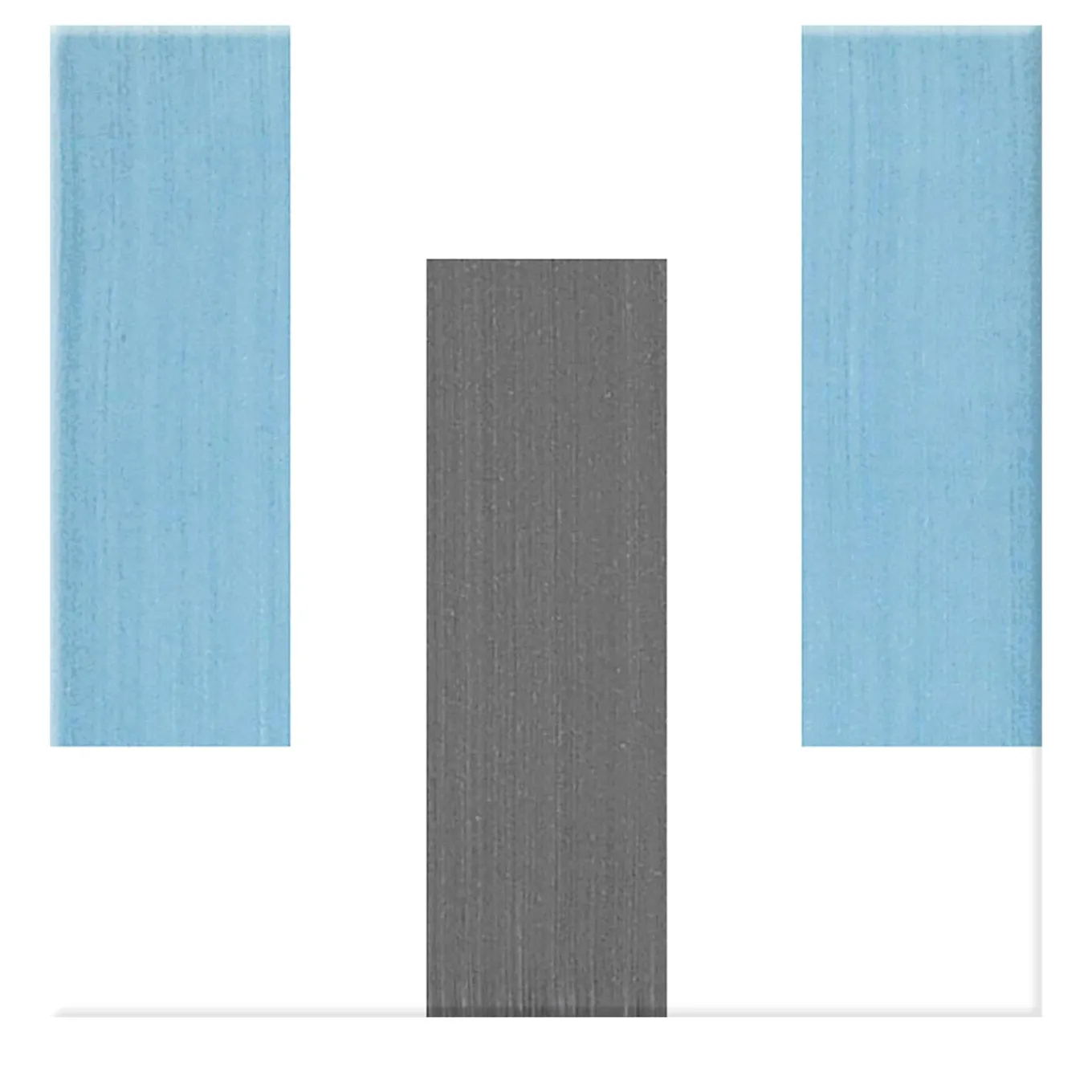 Piastrella La Scalinata In Ceramica Azzurro E Grigio Scuro Motivo Geometrico