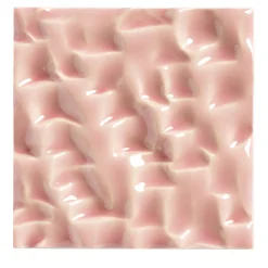 Piastrella Mino in ceramica rosa flamingo