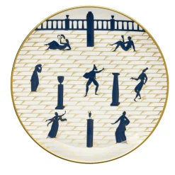 Piatto bianco Passeggiata Archeologica - Edizione limitata di Gio Ponti