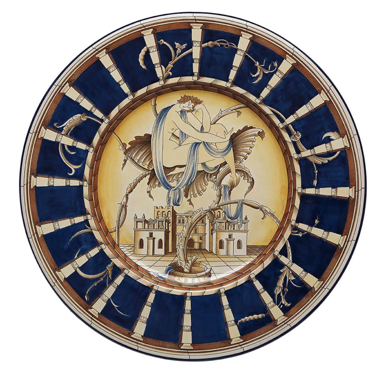 Piatto blu Isabella - Edizione limitata di Gio Ponti