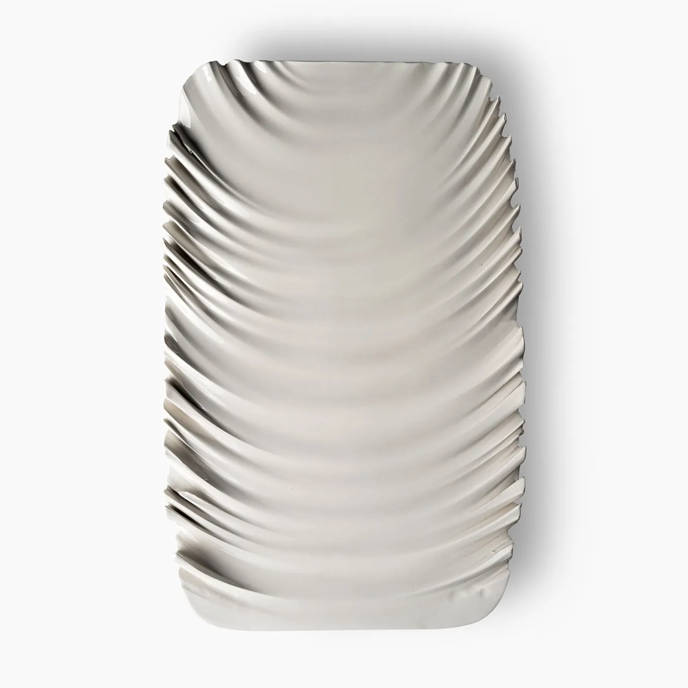 Piatto Decorativo Bianco di Aldo Londi