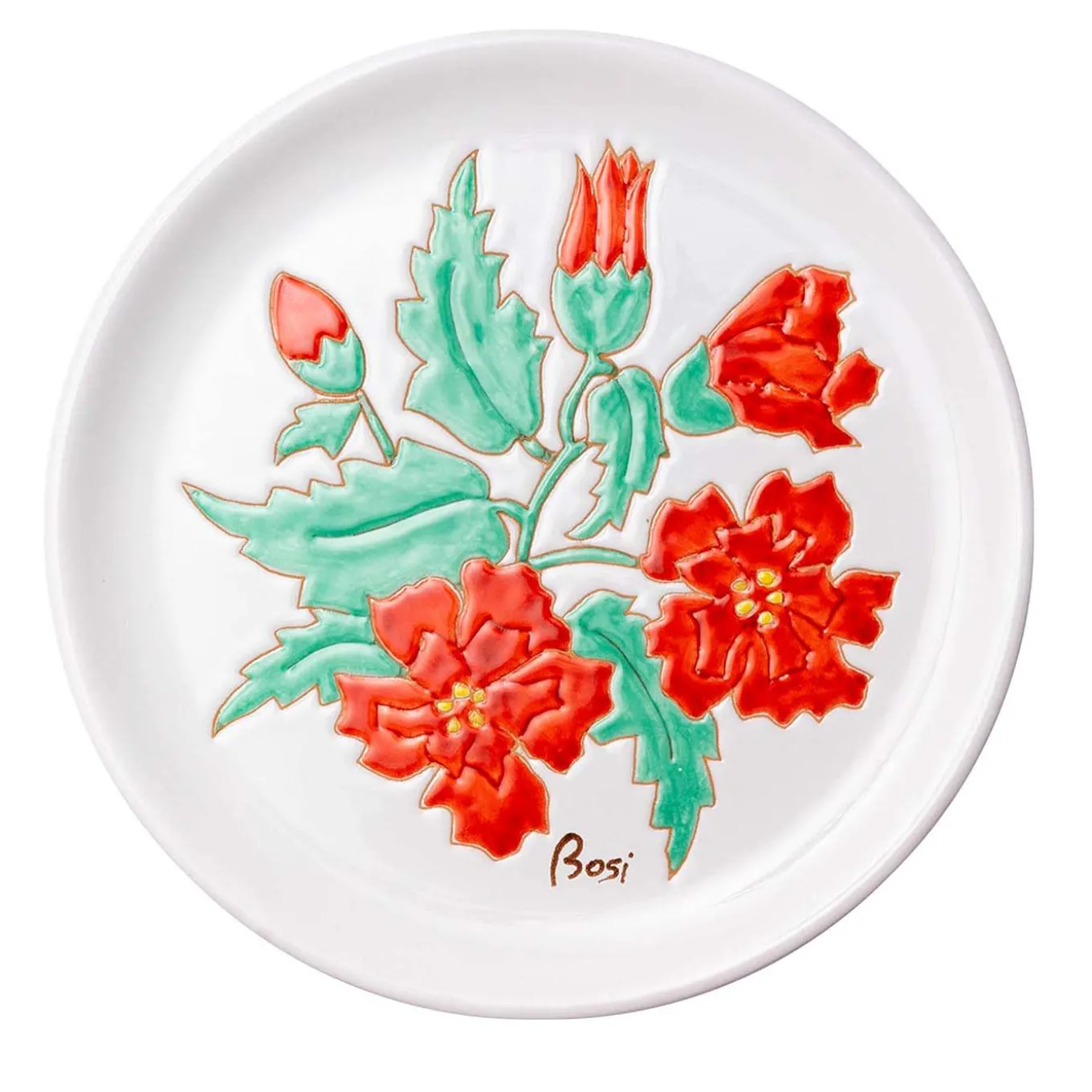 Piatto decorativo Primavera Rossa