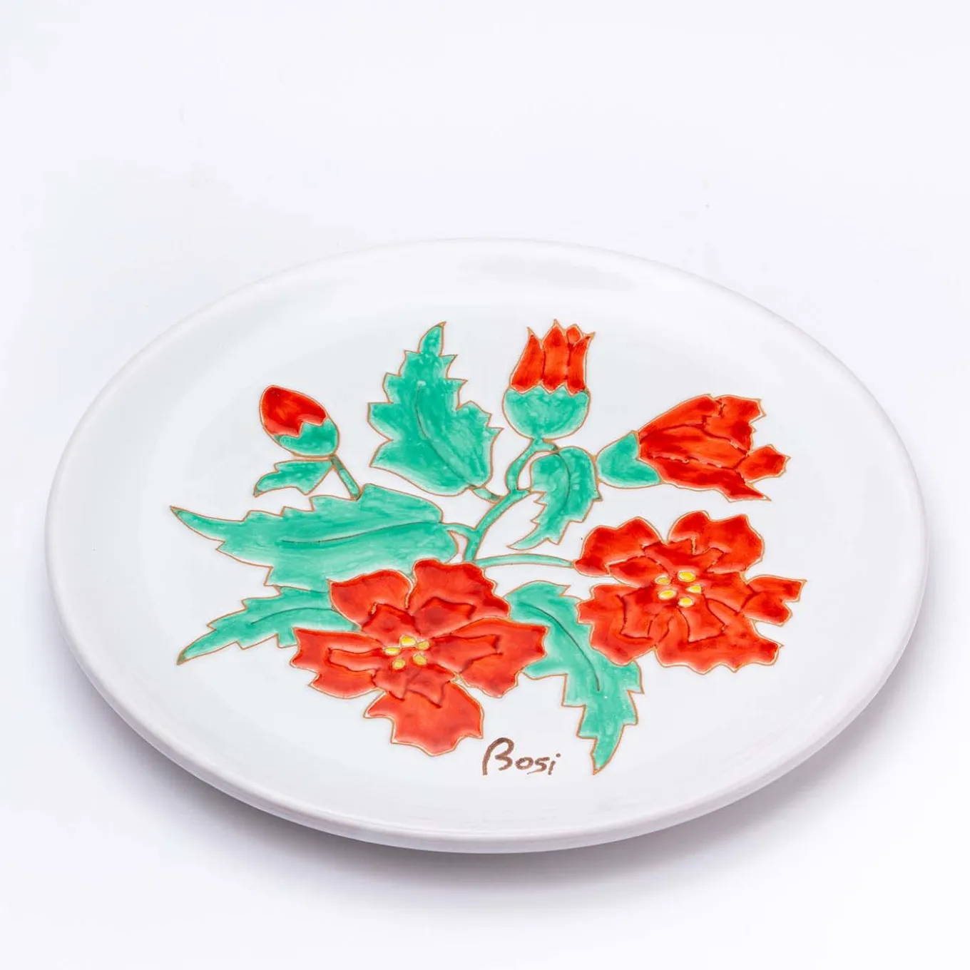 Piatto decorativo Primavera Rossa