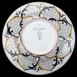 Piatto Decorativo Rotondo Pink Damask