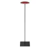 Piatto rosso Specola su supporto