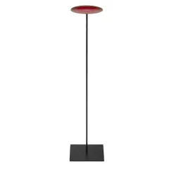 Piatto rosso Specola su supporto