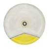 Piatto Segni bianco e giallo