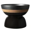 Piccolo centrotavola nero di Ettore Sottsass