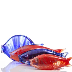 Piccolo pesce rosso in vetro di Murano