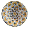 Piuma di pavone gialla ⌀ Piatto decorativo da 25 cm