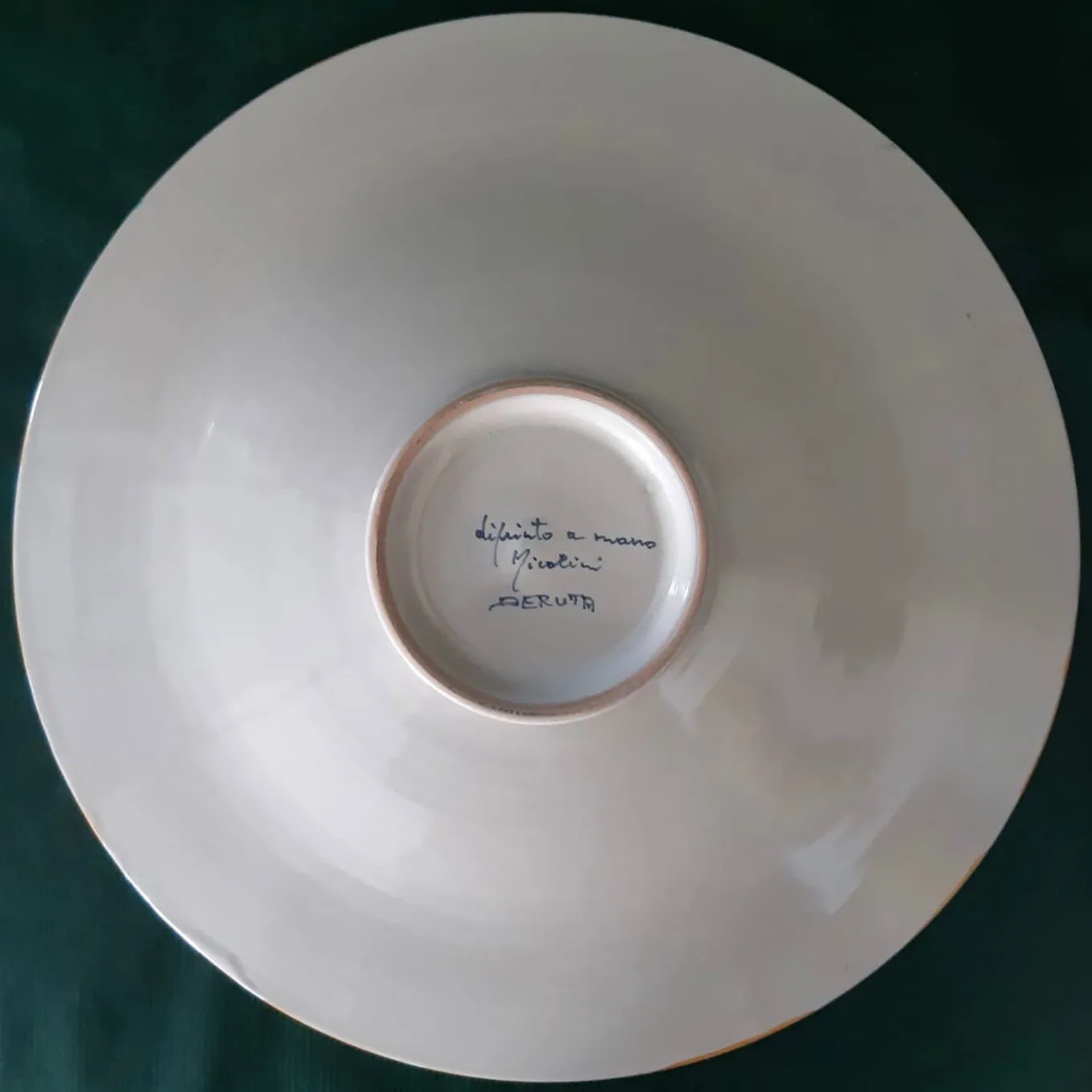 Piuma di pavone gialla ⌀ Piatto decorativo da 30 cm