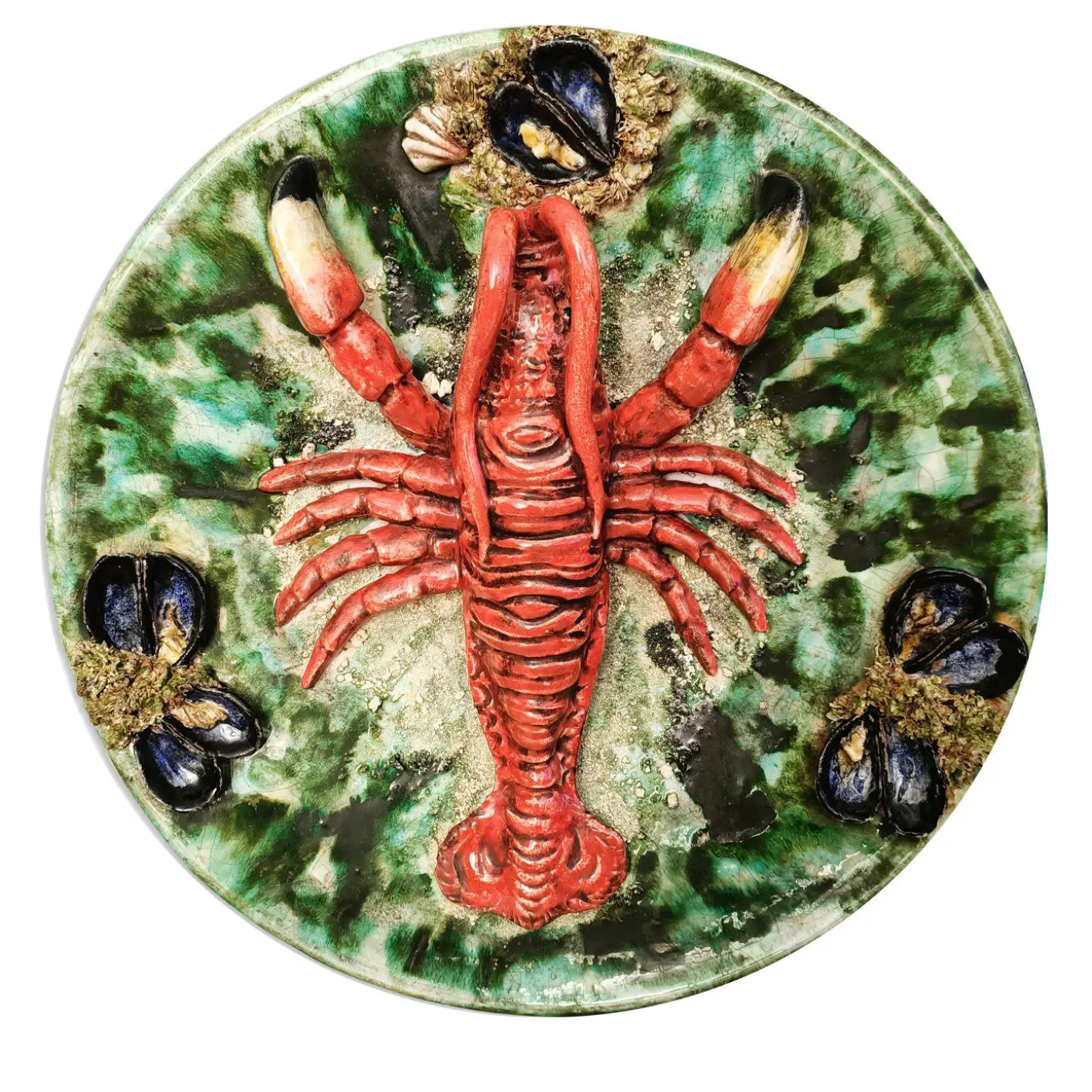 Placca da parete con aragosta