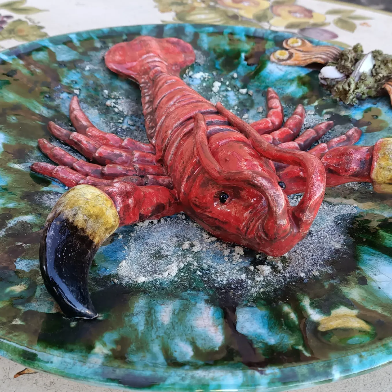Placca da parete con aragosta