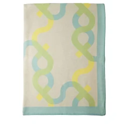 Plaid Signature In Lana e Cashmere Menta