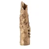 Porta Candela in Bronzo Forma Fluida