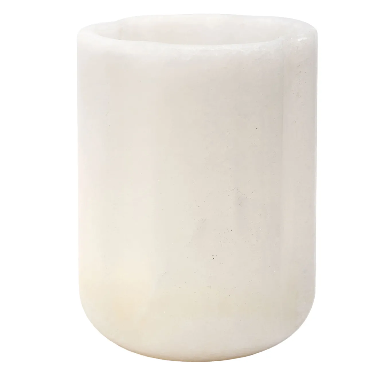 Portacandele Arch L in Onice bianco di Piet Boon