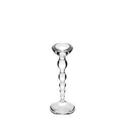 Portacandele basso in cristallo Collier