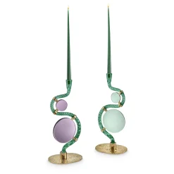Portacandele Double-Face Verde "I 4 Ponti sul Canal Grande"