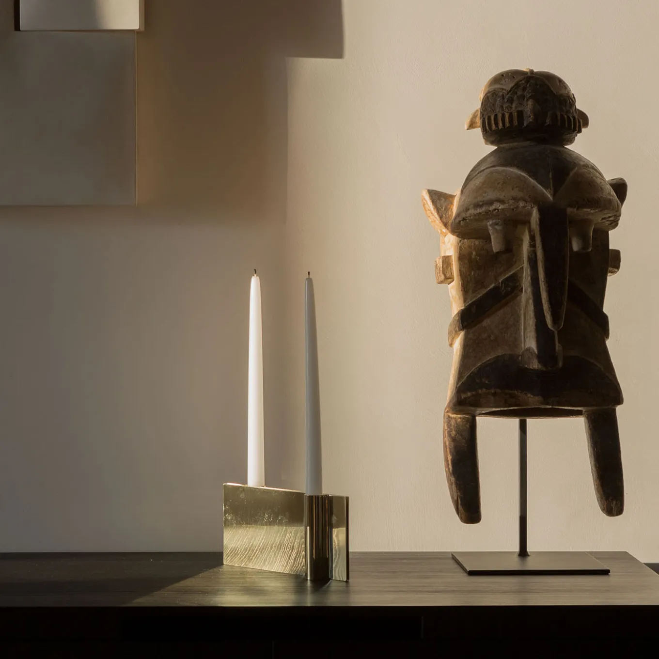 Portacandele Folio oro by Acconci-Bastiani