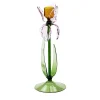 Portacandele in Vetro Rosa Iris di Summerill & Bishop