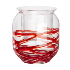 Portacandele Lumina Rosso #2
